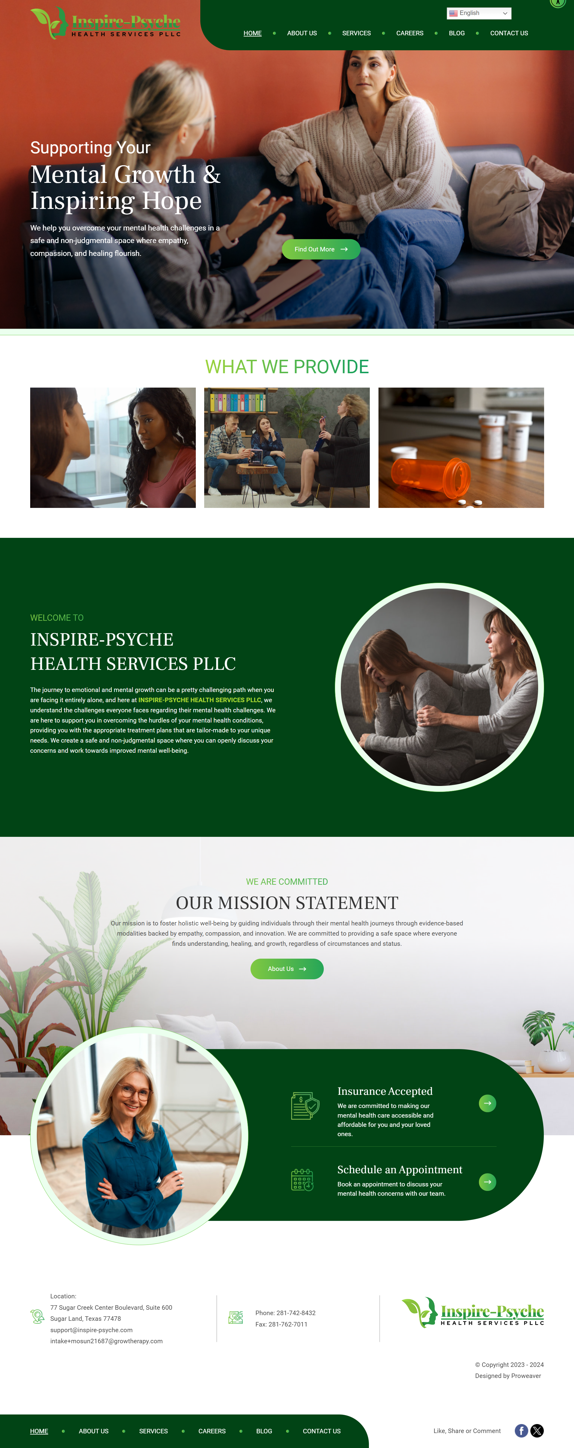 Inspire-Psyche Website